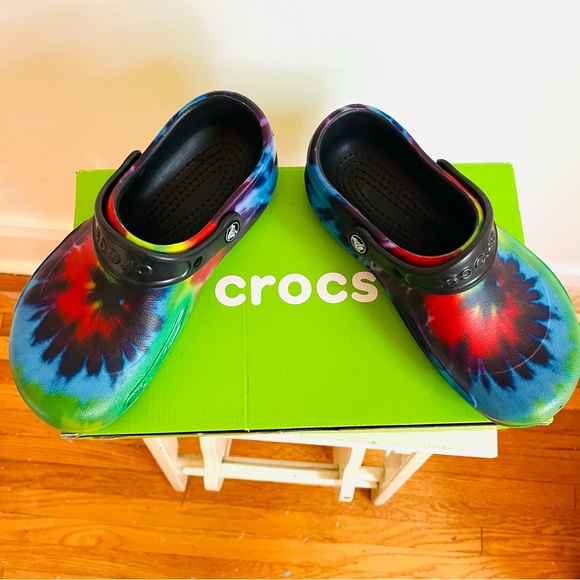 NIB tie dye crocs - Picture 2 of 8